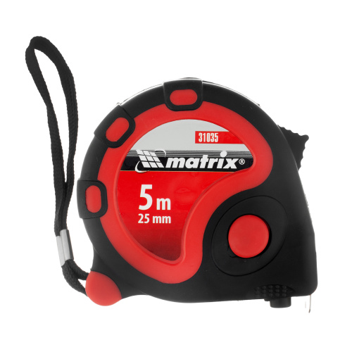 Рулетка Status 3 fixations,5 м х 25 мм,двухкомпонентный корпус,3 фиксации ленты Matrix по ценам производителя в Москве с доставкой по всей России