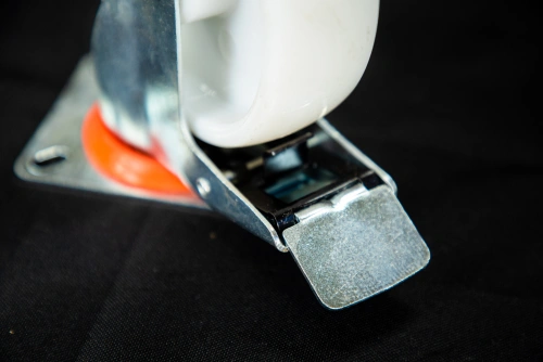 Колесо поворотное полипропилен SRCnb 55 125 мм с тормозом (N) по ценам производителя в Москве с доставкой по всей России