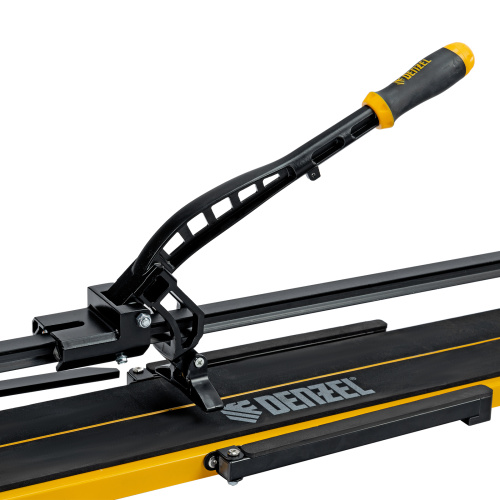 Плиткорез рельсовый 800х16мм, каретка на подш., стальная станина, усил. рукоятка-пенал Denzel по ценам производителя в Москве с доставкой по всей России