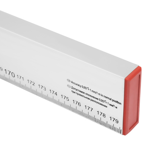 Уровень алюминиевый, 1800 мм, 2 глазка, линейка Sparta по ценам производителя в Москве с доставкой по всей России