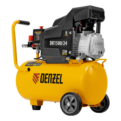 Компрессор воздушный DK1500/24, Х-PRO 1.5 кВт, 230 л/мин, 24 л Denzel по ценам производителя в Москве с доставкой по всей России
