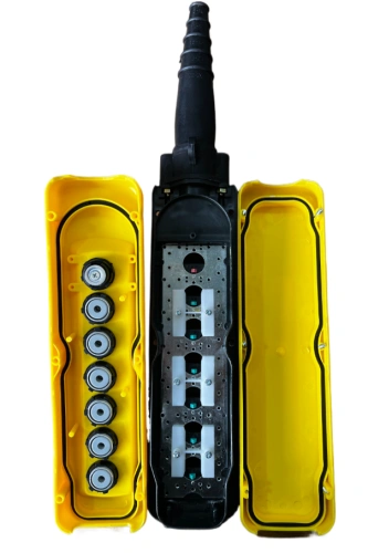 Пульт управления XAC-A6713Y для тали (6 кнопок, 1 скорость, ключ-марка, стоп, IP65, 380В) по ценам производителя в Москве с доставкой по всей России