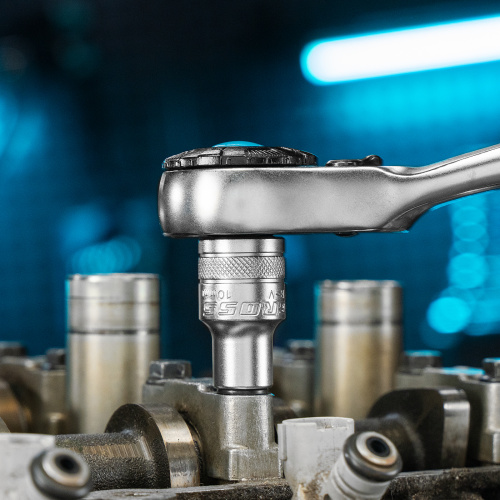 Набор торцевых головок, трещотка 120 зубьев, 1/2", CrV, 12 предметов Gross по ценам производителя в Москве с доставкой по всей России