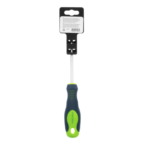 Отвертка, PZ2 х 100 мм, CrV, двухкомпонентная рукоятка Сибртех по ценам производителя в Москве с доставкой по всей России