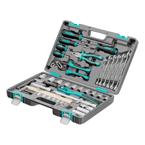 Набор инструментов, 1/2", Cr-V, S2, усиленный кейс, 58 предметов Stels по ценам производителя в Москве с доставкой по всей России