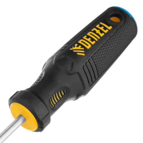 Отвертка SL5x75 мм, CrV, трехкомпонентная рукоятка Denzel по ценам производителя в Москве с доставкой по всей России