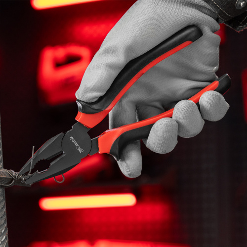 Плоскогубцы комбинированные Black Nickel, 200 мм, двухкомпонентные рукоятки Matrix по ценам производителя в Москве с доставкой по всей России