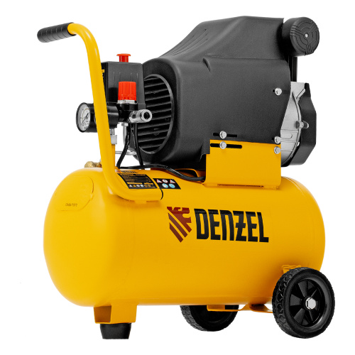 Компрессор воздушный DLC1300/24 безмасляный 1.3 кВт, 24 литра, 206 л/мин Denzel по ценам производителя в Москве с доставкой по всей России