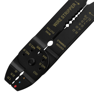 Щипцы, 210 мм, для зачистки электропроводов и обжима контактных кле мм, 1.5-6.5 мм Sparta по ценам производителя в Москве с доставкой по всей России