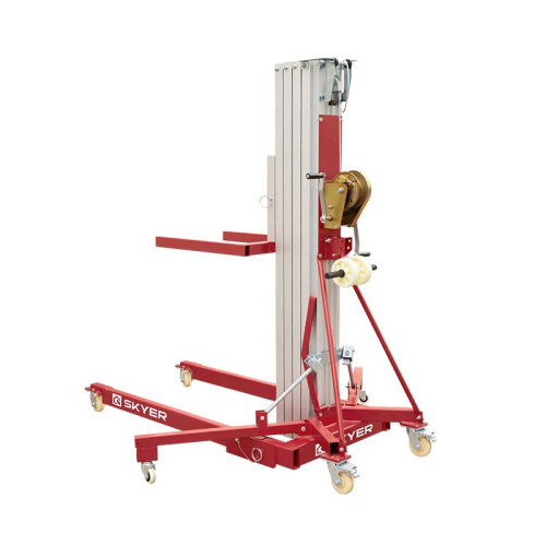 Телескопический подъемник для материалов SKYER SLA-20 по ценам производителя в Москве с доставкой по всей России