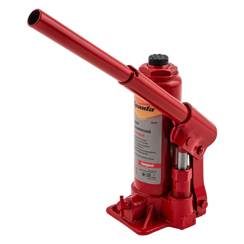 Домкрат гидравлический бутылочный, 4 т, h подъема 180–320 мм Sparta Compact по ценам производителя в Москве с доставкой по всей России
