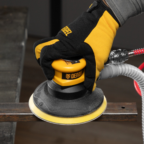 Эксцентриковая шлифовальная машина EPG150, 150 мм, 10000 об/мин, 5 мм, 160 л/мин Denzel купить в Москве с доставкой по всей России | ProtosMarket.ru