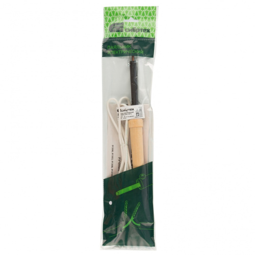 Паяльник электрический ЭПСН-25/220, деревянная ручка, Сибртех по ценам производителя в Москве с доставкой по всей России