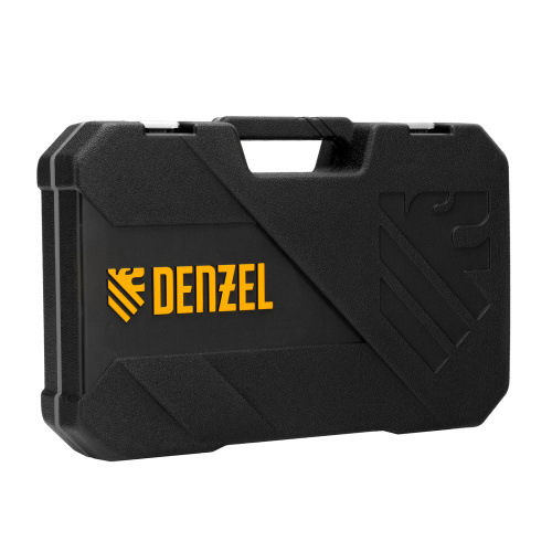 Набор инструментов, 1/2", 1/4", CrV, S2, пластиковый кейс, 82 предмета Denzel по ценам производителя в Москве с доставкой по всей России