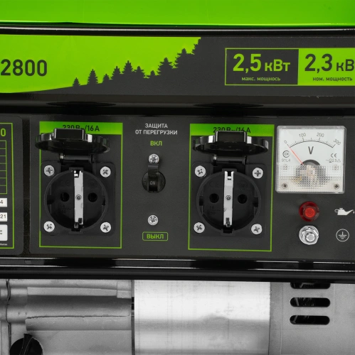 Генератор бензиновый БС-2800, 2.5 кВт, 230В, четырехтактный, 15 л, ручной стартер Сибртех по ценам производителя в Москве с доставкой по всей России