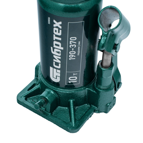 Домкрат гидравлический бутылочный, 10 т, 190-370 мм Сибртех по ценам производителя в Москве с доставкой по всей России