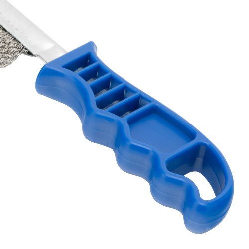 Щетка зачистная, металлическая с пластмассовой ручкой, нержавеющая проволока Барс по ценам производителя в Москве с доставкой по всей России