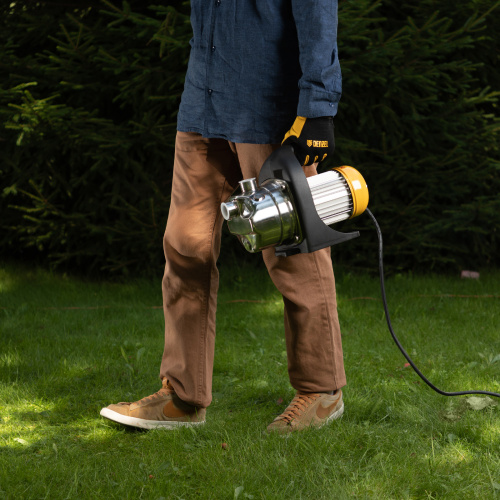 Садовый поверхностный насос GP1200Х, 1200 Вт, 3700 л/ч, подъем 46 м, нержавейка Denzel по ценам производителя в Москве с доставкой по всей России