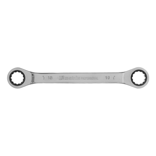 Ключ накидной трещоточный, 18 х 19 мм, CrV, зеркальный хром Matrix Professional по ценам производителя в Москве с доставкой по всей России