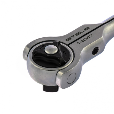 Ключ трещотка 1/2, 72 зуба, с быстрым сбросом, поворотная голова СrV Stels по ценам производителя в Москве с доставкой по всей России