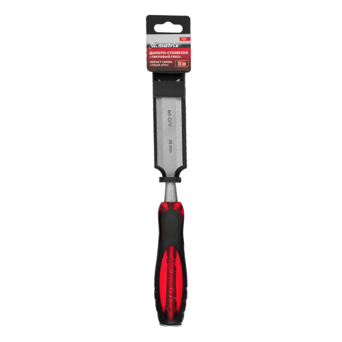 Долото-стамеска "Тигровый глаз", 28 мм, двухкомпонентная обрезиненная рукоятка Matrix по ценам производителя в Москве с доставкой по всей России