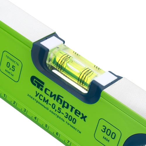 Уровень алюминиевый УСМ-0,5-300, фрезерованный, 3 глазка, магнитный, 300 мм Сибртех по ценам производителя в Москве с доставкой по всей России