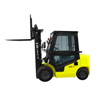 Дизельный погрузчик с кабиной YETT DRP18-WS5K2-ZSM480-SS-K по ценам производителя в Москве с доставкой по всей России