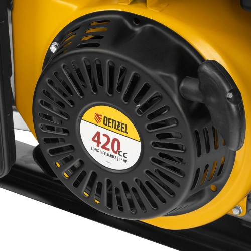 Генератор бензиновый PS 70 EA, 7.0 кВт, 230 В, 25 л, коннектор автоматики, электростартер Denzel по ценам производителя в Москве с доставкой по всей России