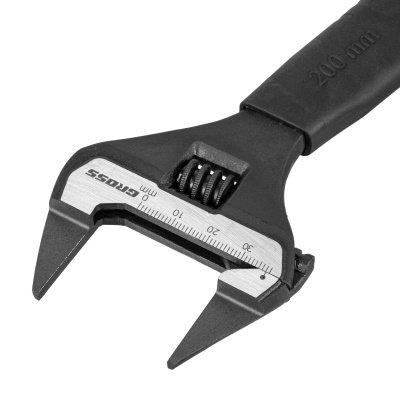 Ключ разводной, 200 мм, CrV, ультратонкие губки Gross по ценам производителя в Москве с доставкой по всей России