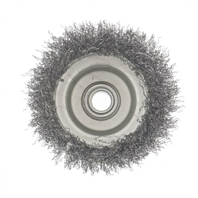 Щетка для УШМ, 100 мм, М14, "чашка", витая проволока Сибртех купить в Москве с доставкой по всей России | ProtosMarket.ru