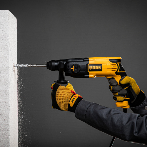 Перфоратор электрический RH-650-18, SDS-plus, 650 Вт, 2.0 Дж, 3 плюс 1 режим Denzel по ценам производителя в Москве с доставкой по всей России