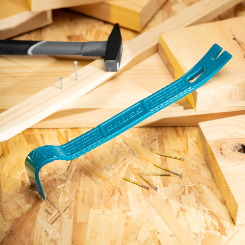 Лом-гвоздодер, плоскопрофильный, 380 x 35 x 8мм Gross по ценам производителя в Москве с доставкой по всей России