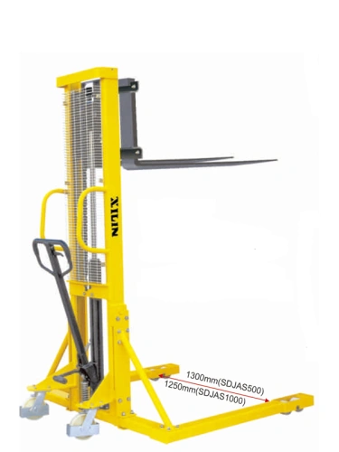 Штабелер гидравлический 0,5 т 1,6 м XILIN SDJAS500 с раздвижными вилами и расширенными опорами купить в Москве с доставкой по всей России | ProtosMarket.ru