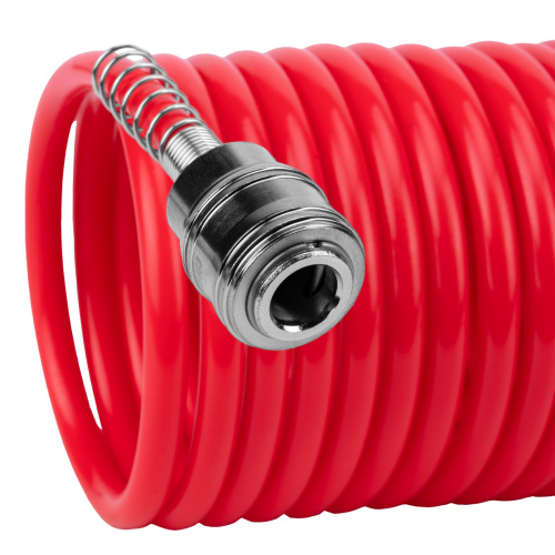 Шланг спиральный воздушный, 10 м, с быстросъемными соединениями Matrix купить в Москве с доставкой по всей России | ProtosMarket.ru