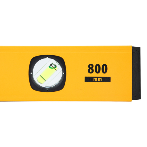 Уровень алюминиевый, магнит, фрезерованный, 3 глазка (1 зеркал.) 0,5 мм/м, 800 мм Denzel по ценам производителя в Москве с доставкой по всей России