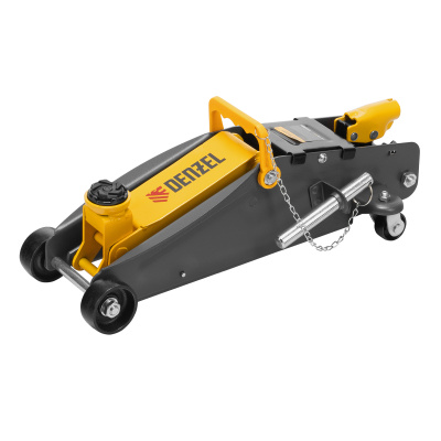 Домкрат гидравлический подкатной с фиксатором, 2,8 т, 135-385 мм Denzel купить в Москве с доставкой по всей России | ProtosMarket.ru