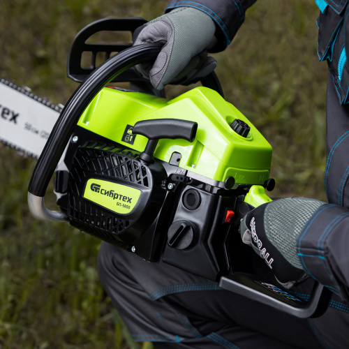 Пила цепная бензиновая БП-5850, 58 см3, шина 50 см, шаг 0.325, паз 1,5 мм, 76 звеньев Сибртех по ценам производителя в Москве с доставкой по всей России