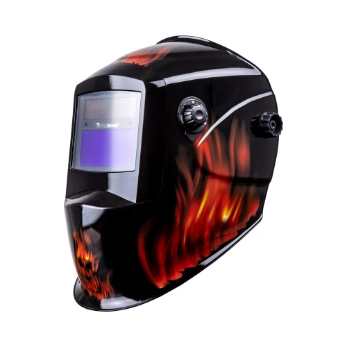 Маска сварщика КОРУНД-2 "пламя" (ф-р 7100V) без коробки по ценам производителя в Москве с доставкой по всей России