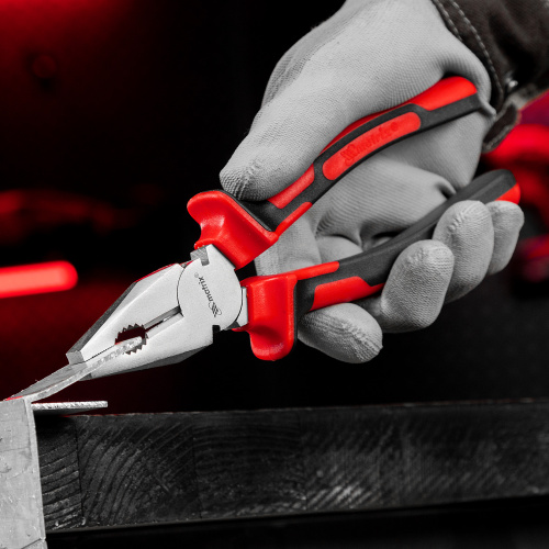 Плоскогубцы Nickel, никелированные 200 мм, двухкомпонентные рукоятки Matrix по ценам производителя в Москве с доставкой по всей России