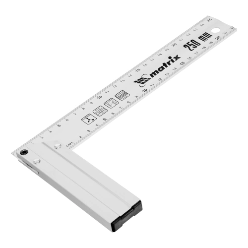 Угольник, 250 мм, алюминиевый, литой Matrix по ценам производителя в Москве с доставкой по всей России