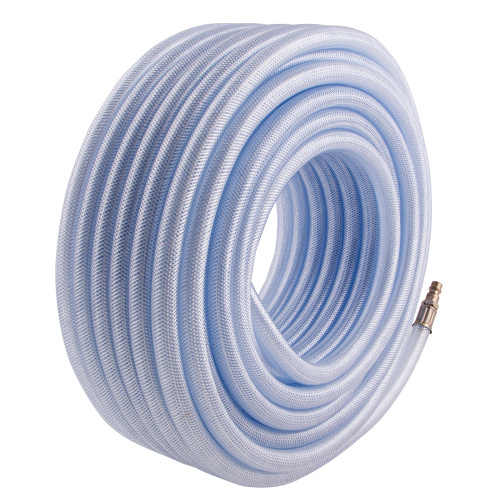 Шланг пневматический ПВХ, 10 x 16 мм, 18 бар, армированный, прозрачный, быстросъемное соединение, 30 м Stels по ценам производителя в Москве с доставкой по всей России