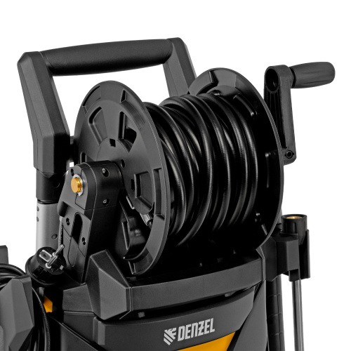 Моечная машина высокого давления R-210iD, 2600 Вт, 210 бар, 8.0 л/мин, асинхронный двигатель, барабан Denzel купить в Москве с доставкой по всей России | ProtosMarket.ru