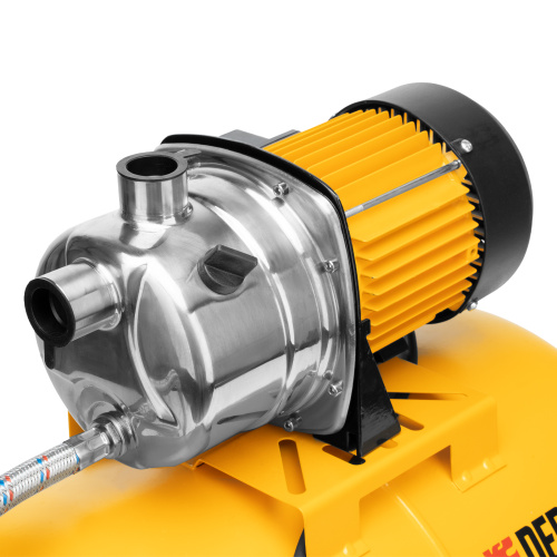 Насосная станция PSL1100X, 1100 Вт, 3600 л/ч, ресивер 50 л, подъем 45 м, нержавейка Denzel по ценам производителя в Москве с доставкой по всей России