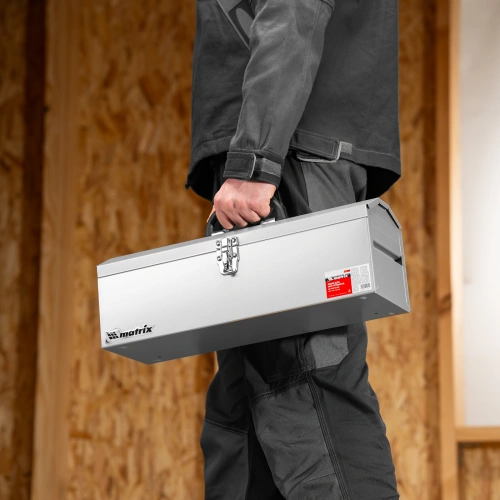 Ящик для инструмента, 484 х 154 х 165 мм, металлический Matrix по ценам производителя в Москве с доставкой по всей России