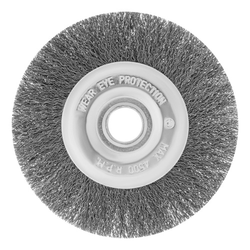 Щетка для УШМ, 150 мм, посадка 22.2 мм, плоская, витая проволока Сибртех по ценам производителя в Москве с доставкой по всей России