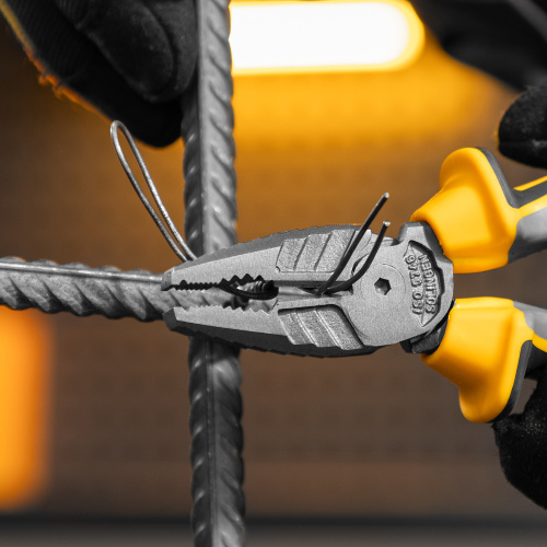 Плоскогубцы комбинированные 180 мм, трехкомпонентные рукоятки Denzel по ценам производителя в Москве с доставкой по всей России