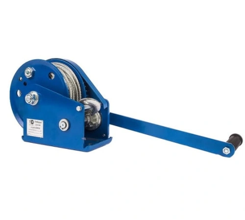 Лебедка ручная барабанная  с тросом  540кг  20м стальной корпус TOR BHW по ценам производителя в Москве с доставкой по всей России