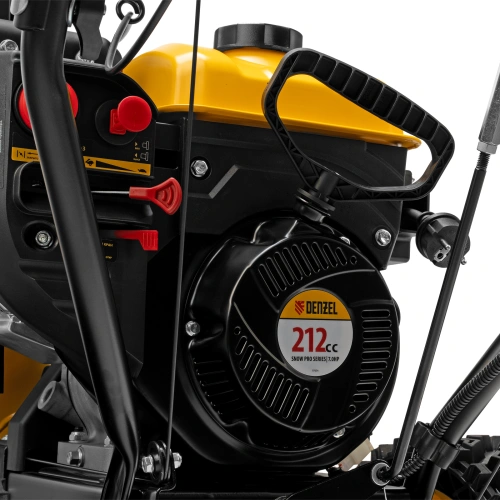 Бензиновая снегоуборочная машина SBM 610S PRO, 212 cc, электростартер, фара, обогрев Denzel по ценам производителя в Москве с доставкой по всей России