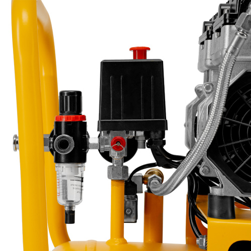 Компрессор безмасляный, малошумный DLS 1500/50, 1500 ВТ, 2x750, 50 л, 260 л/мин Denzel по ценам производителя в Москве с доставкой по всей России