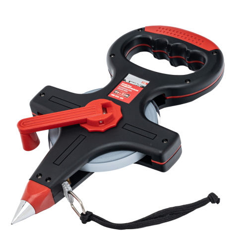 Рулетка геодезическая, 50 м х 12,5 мм, металлическая лента, открытый корпус Matrix по ценам производителя в Москве с доставкой по всей России